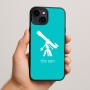כיסוי בעיצוב אישי עם השם שלך לדגם - Apple iPhone 15 Plus בעיצוב טלסקופ