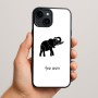 כיסוי בעיצוב אישי עם השם שלך לדגם - Apple iPhone 15 Plus בעיצוב פיל