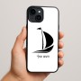 כיסוי בעיצוב אישי עם השם שלך לדגם - Apple iPhone 15 Plus בעיצוב סירה