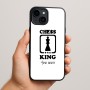 כיסוי בעיצוב אישי עם השם שלך לדגם - Apple iPhone 15 Plus בעיצוב שחמט
