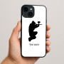 כיסוי בעיצוב אישי עם השם שלך לדגם - Apple iPhone 15 Plus בעיצוב שחקן כאב כדור