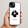 כיסוי בעיצוב אישי עם השם שלך לדגם - Apple iPhone 15 Plus בעיצוב פרח היביסקוס