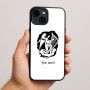 כיסוי בעיצוב אישי עם השם שלך לדגם - Apple iPhone 15 Plus בעיצוב אנג'ל מוזיקלי