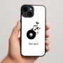 כיסוי בעיצוב אישי עם השם שלך לדגם - Apple iPhone 15 Plus בעיצוב תקליטור - אזור מוזיקה