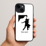 כיסוי בעיצוב אישי עם השם שלך לדגם - Apple iPhone 15 Plus בעיצוב אישה רוקדת עם גבר