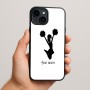 כיסוי בעיצוב אישי עם השם שלך לדגם - Apple iPhone 15 Plus בעיצוב מעודדת