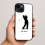 כיסוי בעיצוב אישי עם השם שלך לדגם - Apple iPhone 15 Plus בעיצוב שחקן גולף