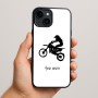 כיסוי בעיצוב אישי עם השם שלך לדגם - Apple iPhone 15 Plus בעיצוב מוטוקרוס