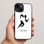 כיסוי בעיצוב אישי עם השם שלך לדגם - Apple iPhone 15 Plus בעיצוב רצים אולימפיים