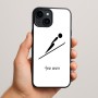 כיסוי בעיצוב אישי עם השם שלך לדגם - Apple iPhone 15 Plus בעיצוב קפיצת סקי אולימפית