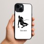 כיסוי בעיצוב אישי עם השם שלך לדגם - Apple iPhone 15 Plus בעיצוב סקי