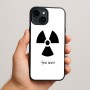 כיסוי בעיצוב אישי עם השם שלך לדגם - Apple iPhone 15 Plus בעיצוב פצצת אטום גרעינית