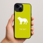 כיסוי בעיצוב אישי עם השם שלך לדגם - Apple iPhone 15 Plus בעיצוב כלב