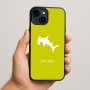 כיסוי בעיצוב אישי עם השם שלך לדגם - Apple iPhone 15 Plus בעיצוב כריש ראש פטיש