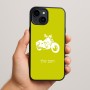 כיסוי בעיצוב אישי עם השם שלך לדגם - Apple iPhone 15 Plus בעיצוב הארלי-דיווידסון