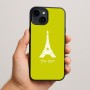 כיסוי בעיצוב אישי עם השם שלך לדגם - Apple iPhone 15 Plus בעיצוב מגדל אייפל