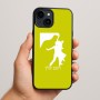כיסוי בעיצוב אישי עם השם שלך לדגם - Apple iPhone 15 Plus בעיצוב אישה רוקדת עם גבר