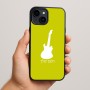כיסוי בעיצוב אישי עם השם שלך לדגם - Apple iPhone 15 Plus בעיצוב גיטרה