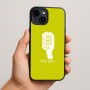 כיסוי בעיצוב אישי עם השם שלך לדגם - Apple iPhone 15 Plus בעיצוב מיקרופון