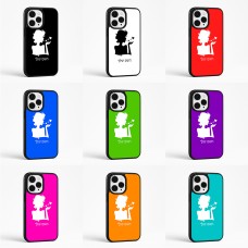 כיסוי בעיצוב אישי עם השם שלך לדגם - Apple iPhone 15 Pro Max בעיצוב אהבת נשים