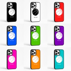 כיסוי בעיצוב אישי עם השם שלך לדגם - Apple iPhone 15 Pro Max בעיצוב כדורסל
