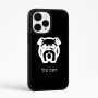 כיסוי בעיצוב אישי עם השם שלך לדגם - Apple iPhone 15 Pro Max בעיצוב פרצוף בולדוג