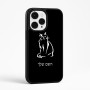כיסוי בעיצוב אישי עם השם שלך לדגם - Apple iPhone 15 Pro Max בעיצוב חתול
