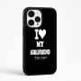 כיסוי בעיצוב אישי עם השם שלך לדגם - Apple iPhone 15 Pro Max בעיצוב אוהב את החברה שלי
