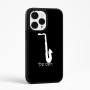 כיסוי בעיצוב אישי עם השם שלך לדגם - Apple iPhone 15 Pro Max בעיצוב סקסופון