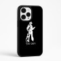 כיסוי בעיצוב אישי עם השם שלך לדגם - Apple iPhone 15 Pro Max בעיצוב קאובוי המערב הפרוע