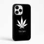 כיסוי בעיצוב אישי עם השם שלך לדגם - Apple iPhone 15 Pro Max בעיצוב עלה מריחואנה - גראס