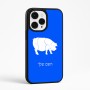 כיסוי בעיצוב אישי עם השם שלך לדגם - Apple iPhone 15 Pro Max בעיצוב חזיר