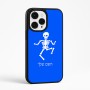 כיסוי בעיצוב אישי עם השם שלך לדגם - Apple iPhone 15 Pro Max בעיצוב סקלטון