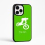 כיסוי בעיצוב אישי עם השם שלך לדגם - Apple iPhone 15 Pro Max בעיצוב רוכב אופניים