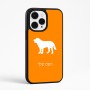 כיסוי בעיצוב אישי עם השם שלך לדגם - Apple iPhone 15 Pro Max בעיצוב כלב