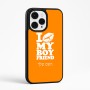 כיסוי בעיצוב אישי עם השם שלך לדגם - Apple iPhone 15 Pro Max בעיצוב נשקי את חבר שלי
