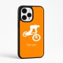 כיסוי בעיצוב אישי עם השם שלך לדגם - Apple iPhone 15 Pro Max בעיצוב רוכב אופניים