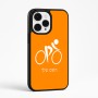כיסוי בעיצוב אישי עם השם שלך לדגם - Apple iPhone 15 Pro Max בעיצוב אופניים אולימפיים