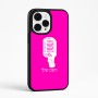 כיסוי בעיצוב אישי עם השם שלך לדגם - Apple iPhone 15 Pro Max בעיצוב מיקרופון
