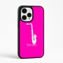 כיסוי בעיצוב אישי עם השם שלך לדגם - Apple iPhone 15 Pro Max בעיצוב סקסופון