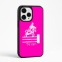 כיסוי בעיצוב אישי עם השם שלך לדגם - Apple iPhone 15 Pro Max בעיצוב רוכב סוסים