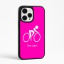 כיסוי בעיצוב אישי עם השם שלך לדגם - Apple iPhone 15 Pro Max בעיצוב אופניים אולימפיים