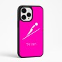 כיסוי בעיצוב אישי עם השם שלך לדגם - Apple iPhone 15 Pro Max בעיצוב קפיצת סקי אולימפית
