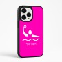 כיסוי בעיצוב אישי עם השם שלך לדגם - Apple iPhone 15 Pro Max בעיצוב כדור מים אולימפי