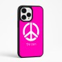כיסוי בעיצוב אישי עם השם שלך לדגם - Apple iPhone 15 Pro Max בעיצוב סמל השלום