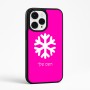 כיסוי בעיצוב אישי עם השם שלך לדגם - Apple iPhone 15 Pro Max בעיצוב שלג