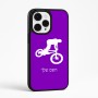 כיסוי בעיצוב אישי עם השם שלך לדגם - Apple iPhone 15 Pro Max בעיצוב רוכב אופניים