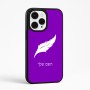 כיסוי בעיצוב אישי עם השם שלך לדגם - Apple iPhone 15 Pro Max בעיצוב נוצת נוצה