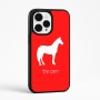 כיסוי בעיצוב אישי עם השם שלך לדגם - Apple iPhone 15 Pro Max בעיצוב סוס