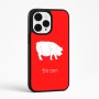 כיסוי בעיצוב אישי עם השם שלך לדגם - Apple iPhone 15 Pro Max בעיצוב חזיר